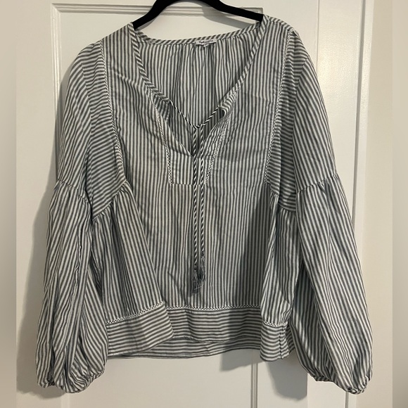 Splendid Striped Top - L - Picture 3 of 4